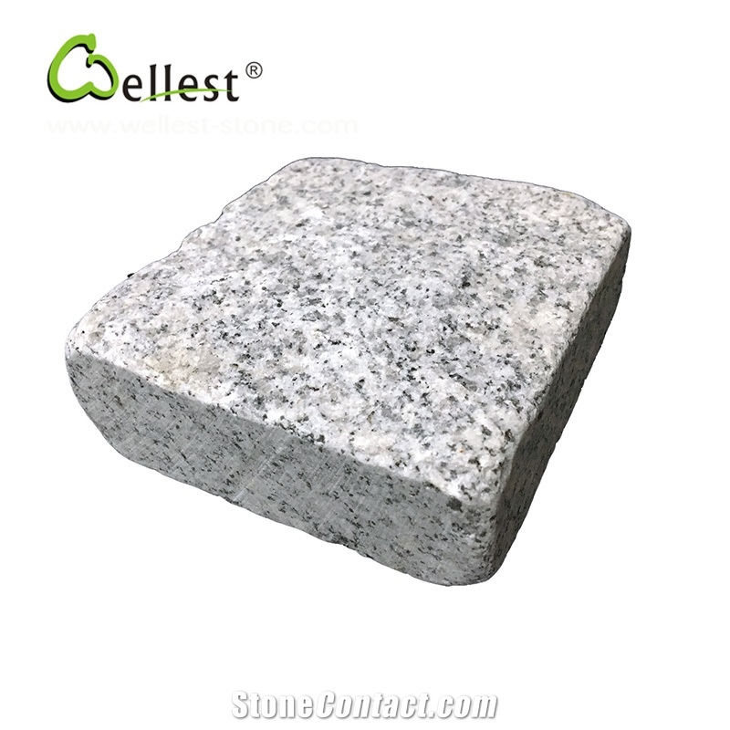 Natural Surface Other Sides Sawn-Cut G603 Grey Granite Cobblestone