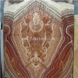 Amber Orange Onyx-Book Match ,Slabs/Tile, Exterior-Interior Wall ,Floor Slab