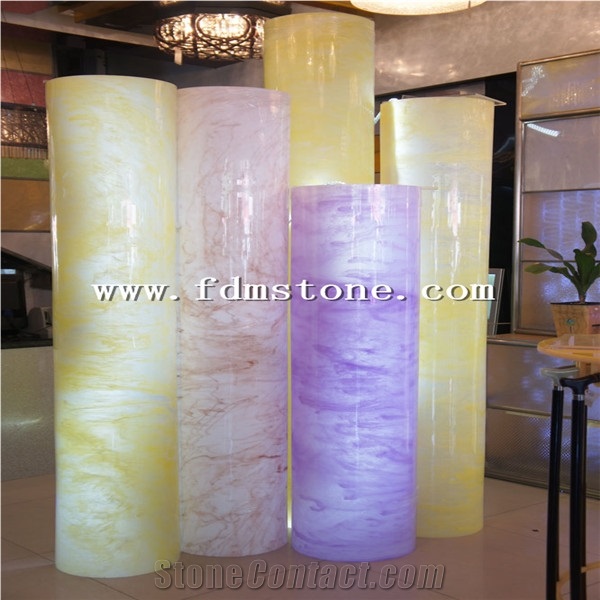 Backlit Honey Onyx Panel Lamp, China Yellow Onyx Led Light Decor