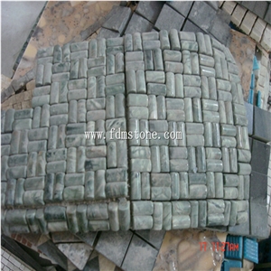 Beige Travertine Split Surface Mosaic Border,Cream Travertine Wall Tiles,Italy Mosaic,Mosaic Tile for Wall Decoration 15x15mm