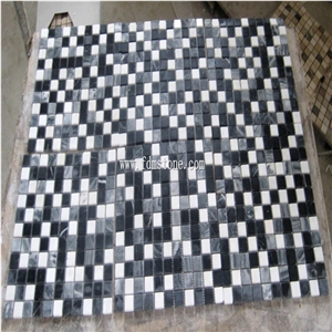 Black Glass Mosaic,White Glass Bathroom Mosaic Tile, Kitchen Mosaic Tile, Mosaic,Stone Mosaic,Metal Mosaic