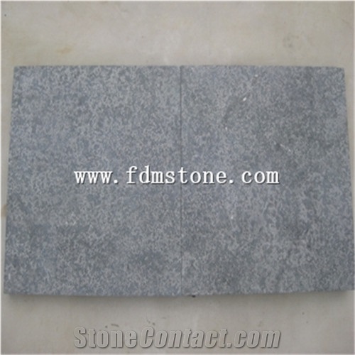 Blue Limestone Flamed Tiles for Pool Coping