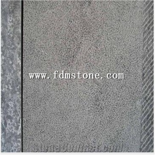 Bushhammered/Grooved/Pineappled Limestone Floor Tiles,Walling Tiles 200x200x30mm