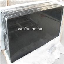 China Black Pearl Basalt G684 Polished Bathroom Kitchen Countertop,Vanity Top,Bar Top,Island Top,Bullnosed Desk Tops,Curved Bench Tops,Work Top,Vantiy Tops