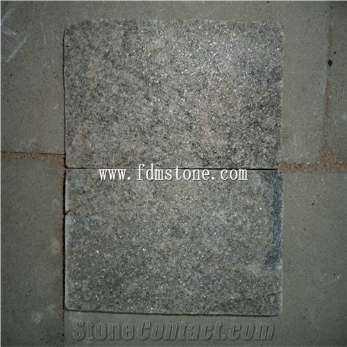 China Black Quartzite Flamed Pavers,Pool Tiles,Wall Cladding 600x300 for Sales,China Flamed Black Diamond Wall & Floor Tiles