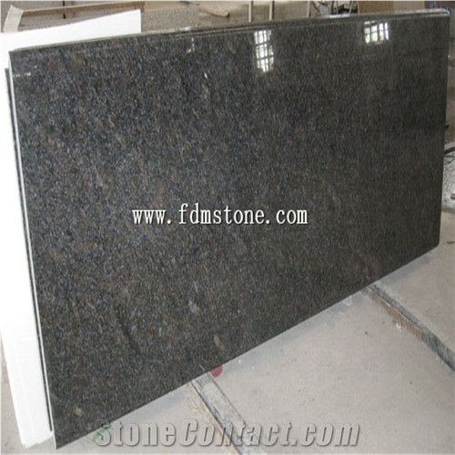China Carioca Gold Granite Polished Kitchen Countertop,Bar Top,Island Top,Bullnosed Desk Tops,Curved Bench Tops,Work Top
