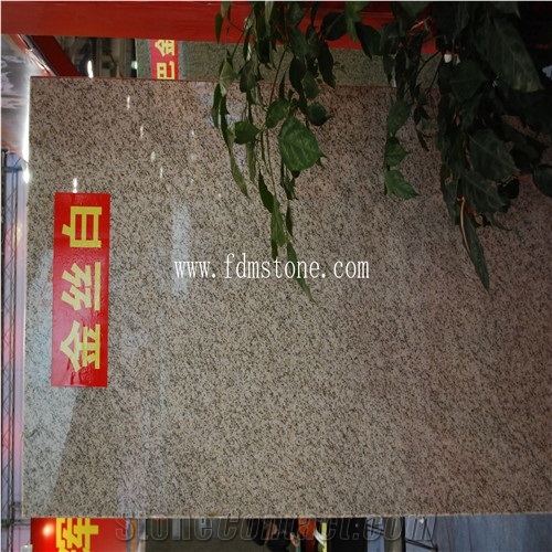China Diamond Flower Yellow Granite Polished&Flamed Floor Tiles,Walling Tiles Paving,Skirting