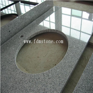 China Ice Blue Granite Polished Bathroom Kitchen Countertop Bar Top,Island Top,Bullnosed Desk Tops,Curved Bench Tops,Work Top