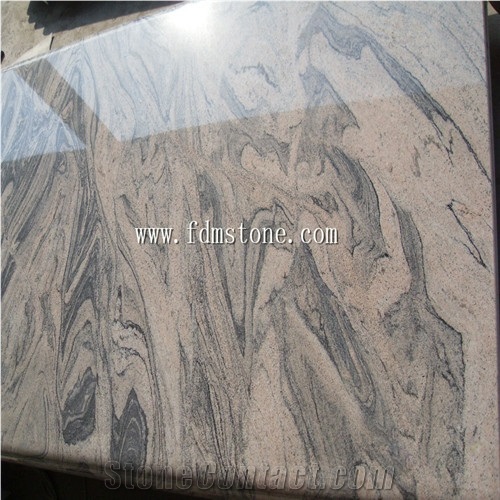 China Juparana Pink Granite Polished Kitchen Countertop,Bar Top,Island Top,Bullnosed Desk Tops,Curved Bench Tops,Work Top