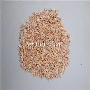 China Natural Prink Marble Machine Made Gravel Stone for Garden Landscaping
