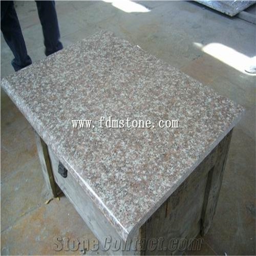 China Red Granite G562 Polished Kitchen Countertop,Bar Top,Island Top,Bullnosed Desk Tops, Bench Tops,Work Top