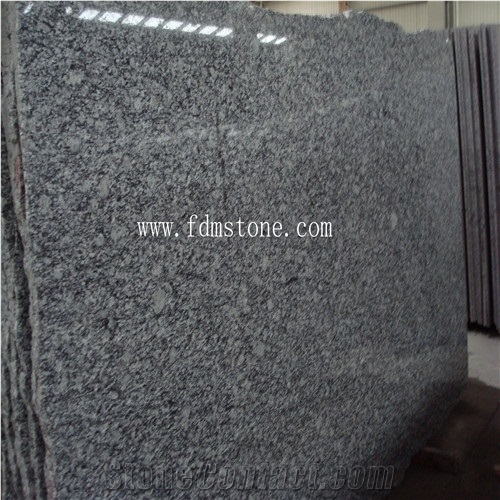 China Water Wave Spary White Granite Polished&Flamed Floor Tiles,Walling Tiles 