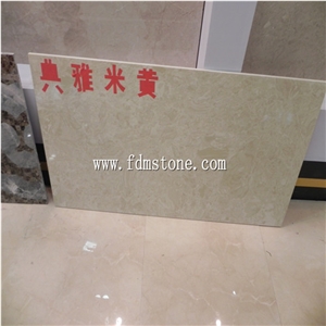 Citatah Beige Marble Polished Big Slab Flooring Tiles,Walling Covering Tiles,Cut to Size Hotel Decoration