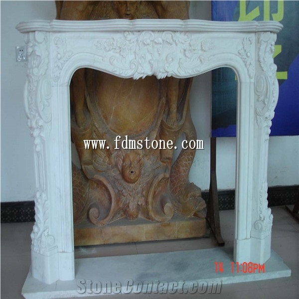 European Fireplace Marble Fireplaces,Fireplaces Hearth, White Stones Veneers Fireplaces