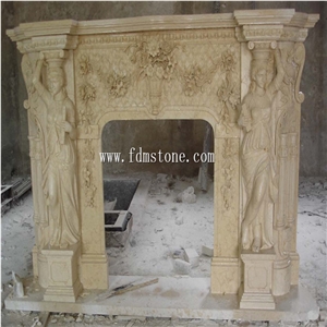 European Fireplace Marble Fireplaces,Fireplaces Hearth, White Stones Veneers Fireplaces