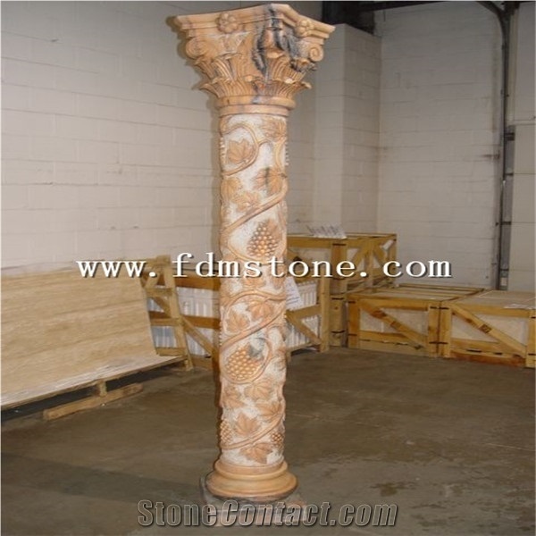 Granite Concrete Columns Mold Concrete Pillar Roman Stone Column for Decorative