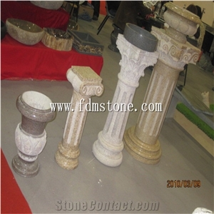 Granite Concrete Columns Mold Concrete Pillar Roman Stone Column for Decorative