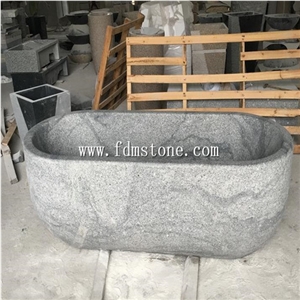 Granite Oval Bathtub, Freestanding Stone Tub, Massage Bathtub, Interior Decoration Bathtub Panels