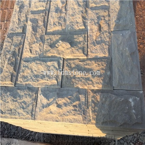 Grey Quartzite Urban Stone Wall Cladding,Decor Ardesia Stone Outdoor Tiles,Natural Split Quartzite Walling Stone