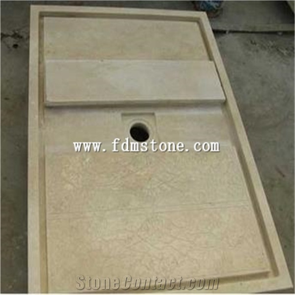 Hotel Project Artificial Yellow Stone Bathroom Rectangle Shower Pannel,Solid Surface Shower Bases,Shower Trays,Shower Pannel