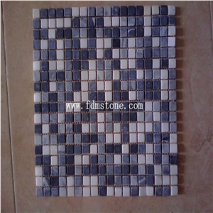 Imported Yellow Travertine Mosaic Wall Tiles,Golden Mosaic Pattern,Square Beige Mosaic, Tile Backing Mesh Mosaic