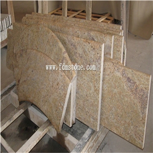Madura Gold Granite Polished Bathroom Kitchen Countertop Bar Top,Island Top,Bullnosed Desk Tops,Curved Bench Tops,Work Top