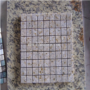 Pebbles Mosaic Medallions,Pebblestone Mosaic on Mesh,Pebble Mosaic for Floor Tiles,Bathroom,Hotel Decoration