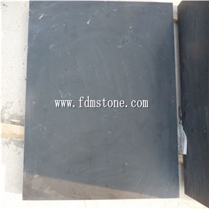 Polished Black Limestone Paver Floor Tiles,Grey Limestone Honed over Hanging Flooring Paving