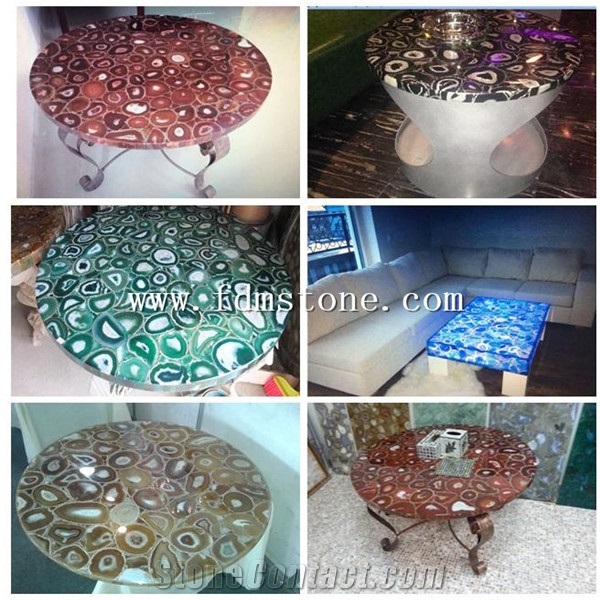 Red Agate Semiprecious Table Top, Kitchen Products