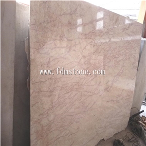Red Cream Marble Flooring Tiles,Polished Walling Tiles,Big Slab Hotel Project Decoration
