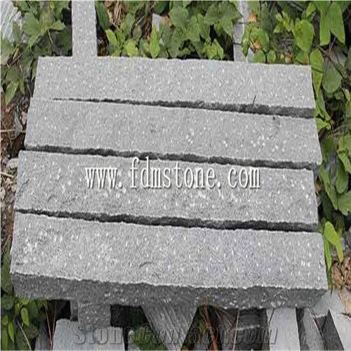 Sandblasted Grey Granite G341 Cleft Pillars/ Garden Palisade,Exterior Stone/ Landscaping Stone