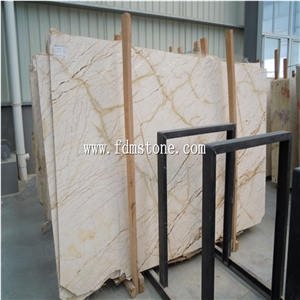 Sofita Gold Marble Polished Big Slab Flooring Tiles,Walling Covering Tiles,Cut to Size Hotel Decoration