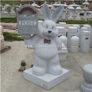 Vivid Garden Animal Granite Sculpture,Statues Engaving