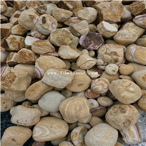 White Tumbled Granite Chips,Crushed Stone Rock for Garden Decoration