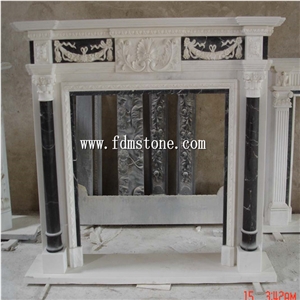 Yellow Marble Firelpace and Marble Fireplaces Mantels, Egypt Fireplaces