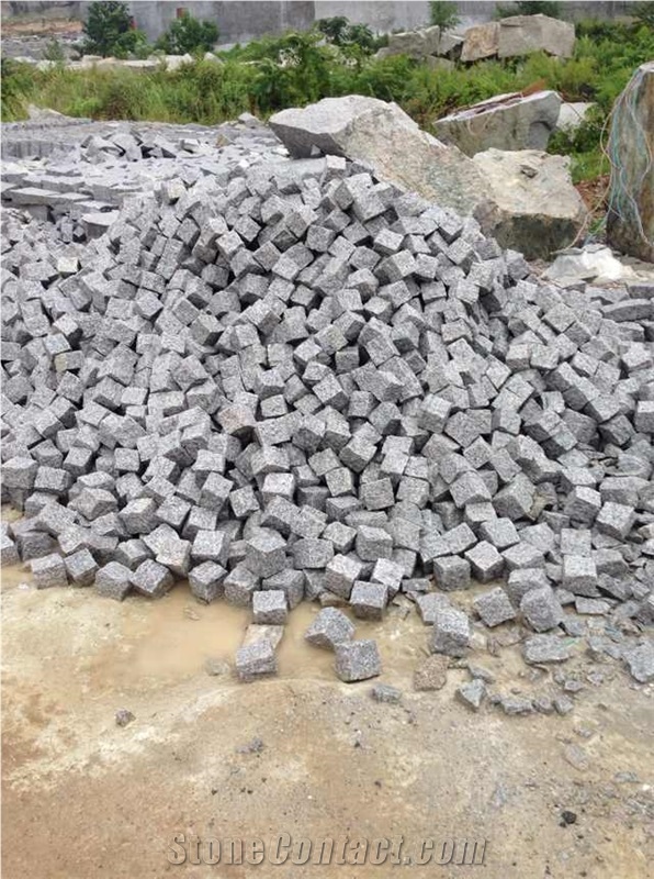 Cheap Price Pavers and Cubes Stone Natural Split Quality Silver Grey G603 New Color