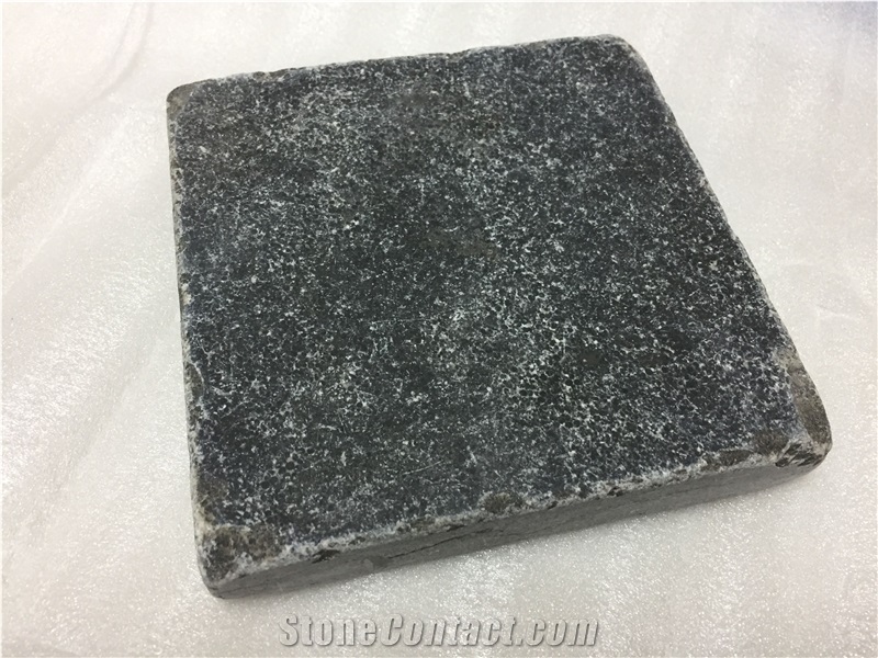 China Blue Limestone Tumbled Tiles Pavers