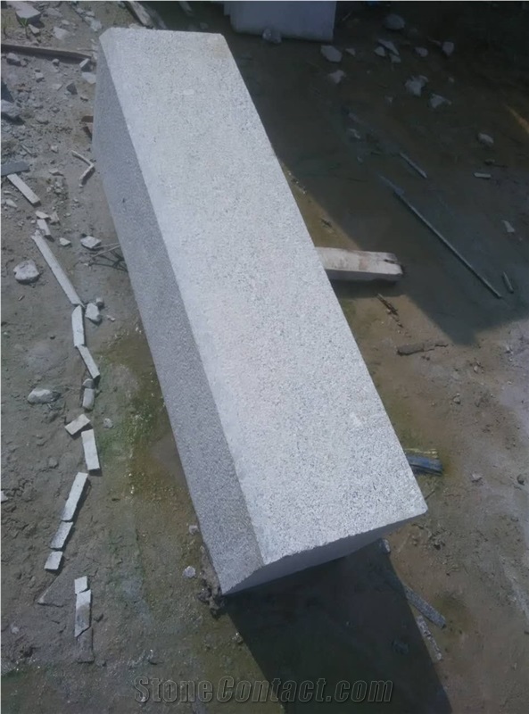 G341 Grey Bush Hammered Kerbstones Cheapest Price Offer from Shandong Supplier