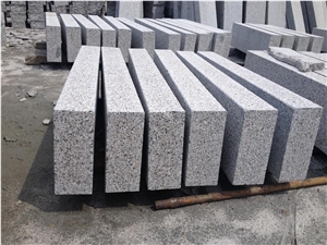 G341 Silver Grey Cheapest Price Own Factory Kerbstones Palisades Bush Hammered Shandong