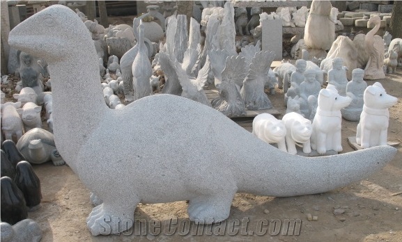 Garden Decoration Stone Animal Sculptures Landscpae Cat