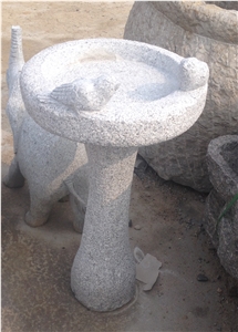 Garden Decoration Stone Products Landscape Design Pot, Bird Port
