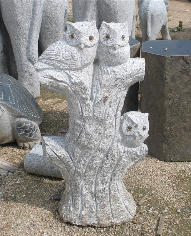 Garden Decoration Stone Products Landscape Design Pot, Bird Port
