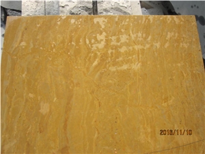 Golden Time Yellow Limestone Big Slabs & Tiles for Paving ,Tiling ,Walling for Usa & Canada Market