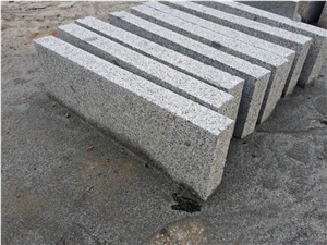 Shandong G341 Fine Picked Bush Hammered Kerbstone 8x25x100 cm