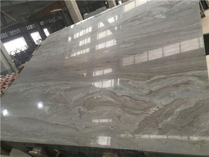 Milky Way Gray Marble Tiles & Slabs ,Polished for Interior & Exterior Decoration