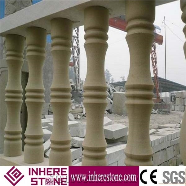 Best Selling Granite Stone Railing Balustrade, Customized Design Balcony Handrail
