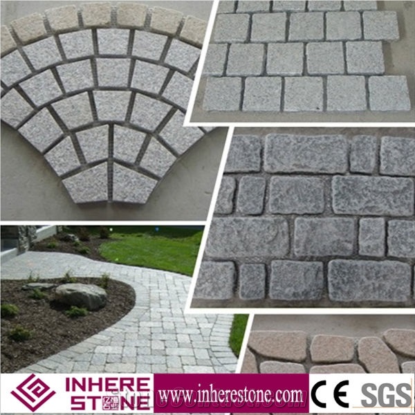 China Granite Paver Outdoor Tiles for Driveway,Cobblestone for Sale