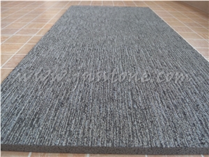 Hainan Black Basalt / Dark Bluestone Chiselled Tiles