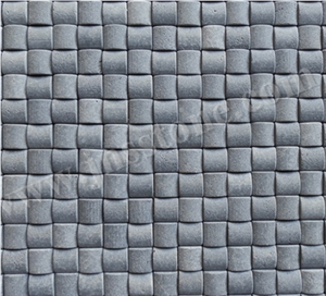 Hainan Grey Basalt Mosaic/Mosaic/Natural Stone Mosaic/Honed/Chinese Grey Basalt Mosaic