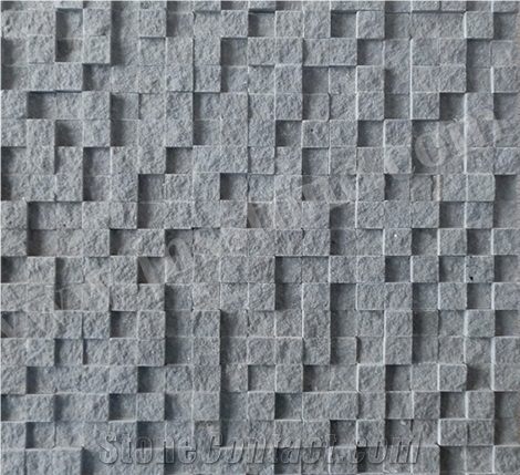 Mosaic/Natural Stone Mosaic/Chinese Grey Basalt Mosaic/Hainan Grey Basalt Mosaic